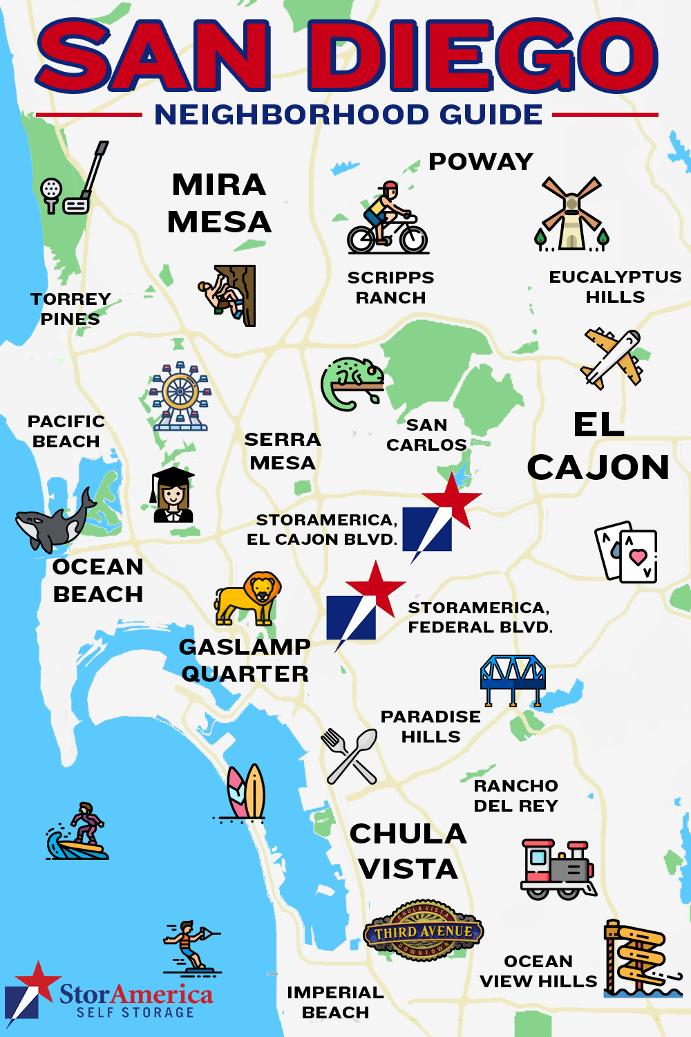Stor America San Diego Neighborhood Map 1 1 